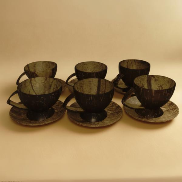 06 Cups and Sauces – Made from Natural Coconut Shells