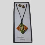 Handmade Jewelry Set – Colorful Necklace & Earring Pair