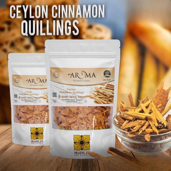 Cinnamon Quillings (25g) – 100% Pure Sri Lankan Cinnamon