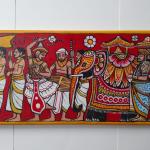Esala Procession – Kandy Style Canvas Painting