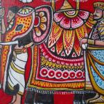 Esala Procession – Kandy Style Canvas Painting