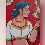 Suba Dawasak – Kandyan Style Acrylic Canvas Painting