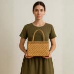 Handcrafted Natural Reed Mini Market Handbag – CEY CRAFTS