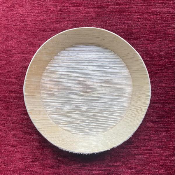 Eco-Friendly 6.5" Arecanut Leaf Plate (No Edge) – 100% Natural & Biodegradable