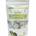 Cardamom Tea with BOP Tea & Natural Ceylon Cardamom by TEAM | 10 & 20 Tea Bags (2g Each)