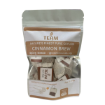 Cinnamon Brew – 100% C4 Grade Ceylon Cinnamon by TEAM | 10 Tea Bags (2g Each)