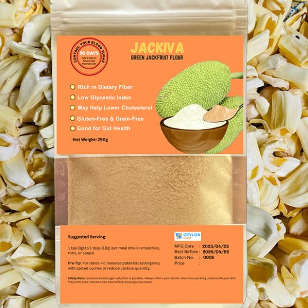 JACKIVA – 100% Green Jackfruit Flour | Helps To Manage Blood Sugar Levels | May Help Lower Cholesterol