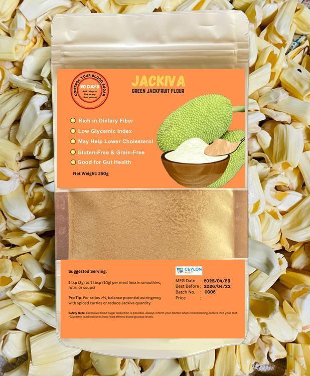 JACKIVA – 100% Green Jackfruit Flour | Helps To Manage Blood Sugar Levels | May Help Lower Cholesterol