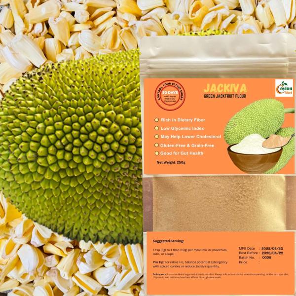 JACKIVA – 100% Green Jackfruit Flour | Helps To Manage Blood Sugar Levels | May Help Lower Cholesterol