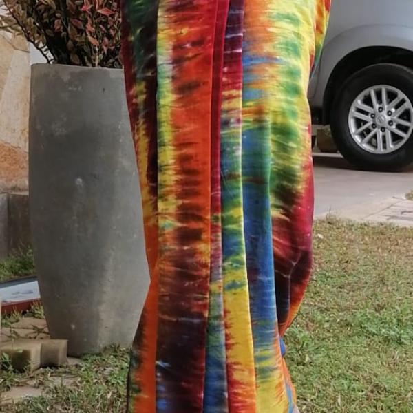 Handmade Tie & Dye Batik Lungi Saroong – 100% Cotton (2 Yards)