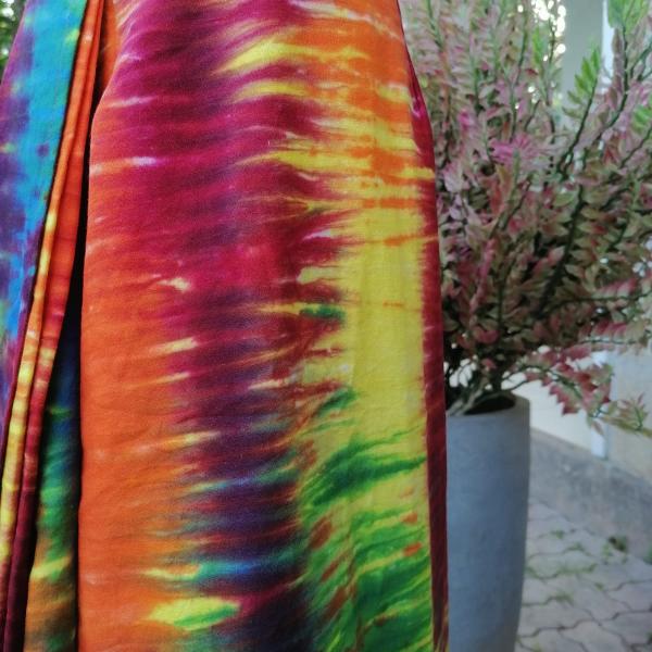 Handmade Tie & Dye Batik Lungi Saroong – 100% Cotton (2 Yards)