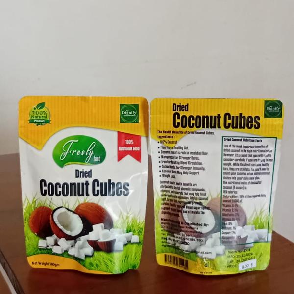Dried Coconut Cubes