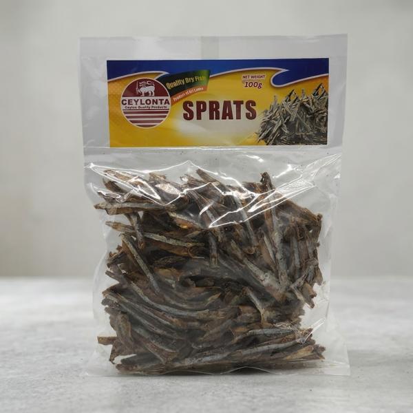 Dried Sprats (100g) – Natural Sun-Dried Fish
