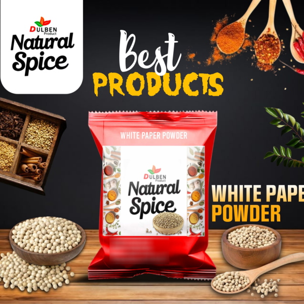 White Pepper Powder – Smooth Heat, Pure Flavor