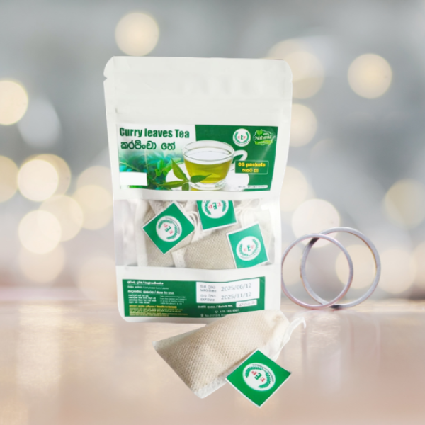 Curry Leaves Herbal Tea – 10 Edirisinghe Natural Tea Bags (30g)