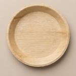 Arecanut Leaf Round Dining Plate – 6″ Natural Eco-Friendly Plate