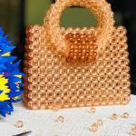 Custom Handcrafted Pearl & Crystal Luxury Beaded Bag