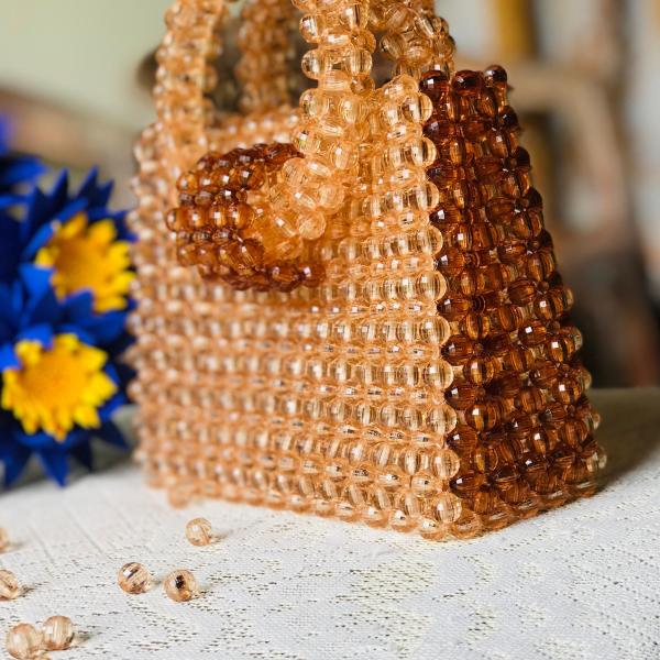 Custom Handcrafted Pearl & Crystal Luxury Beaded Bag
