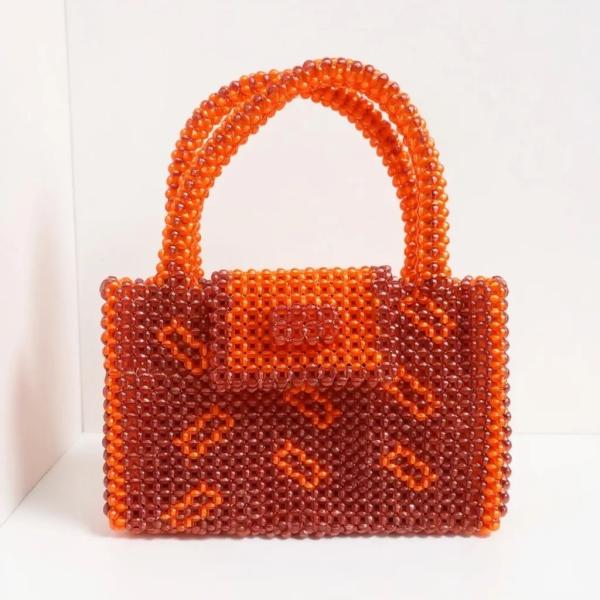 Handcrafted Beads Hand Bag – Stylish & Elegant (18" x 12")