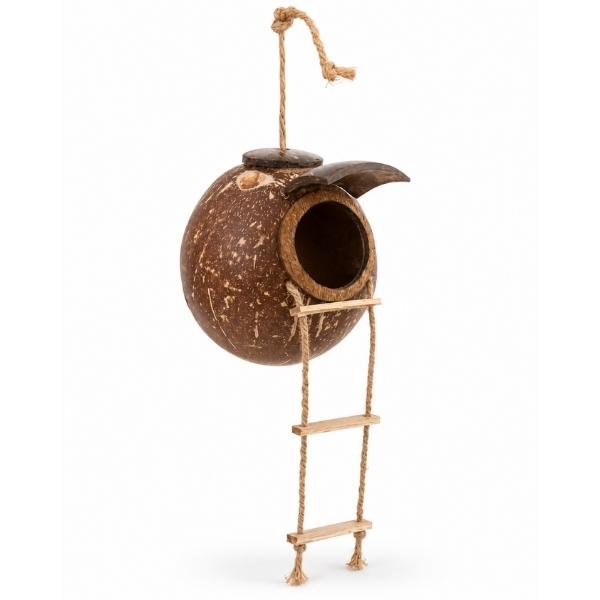 Bird Nest with Ladder – Natural Eco-Friendly Bird House