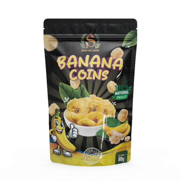 Sansi Eco Foods – Dehydrated Banana Coins (60g)