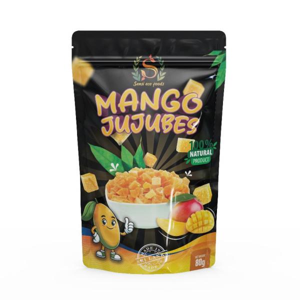 Sansi Eco Foods – Dehydrated Mango Jujubes (60g)