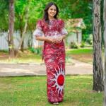 Women’s Red & Maroon Batik Lungi – 100% Cotton | Special Sinhala & Tamil New Year Collection