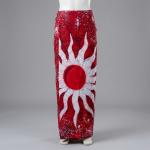 Men’s Red & Maroon Batik Sarong – 100% Cotton | Special Sinhala & Tamil New Year Collection