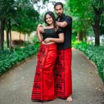 Red Batik Sarong for Ladies & Gents – 100% Cotton | Special Sinhala & Tamil New Year Collection
