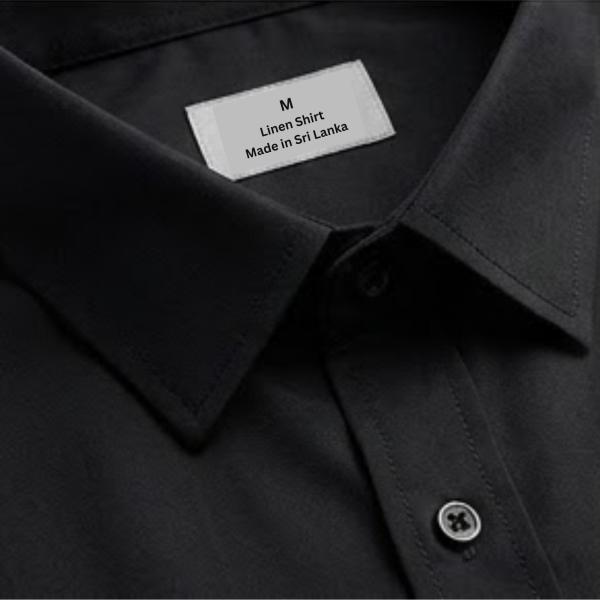 Men’s Black Linen Shirt – Breathable Casual Shirt (M / L / XL / 2XL)