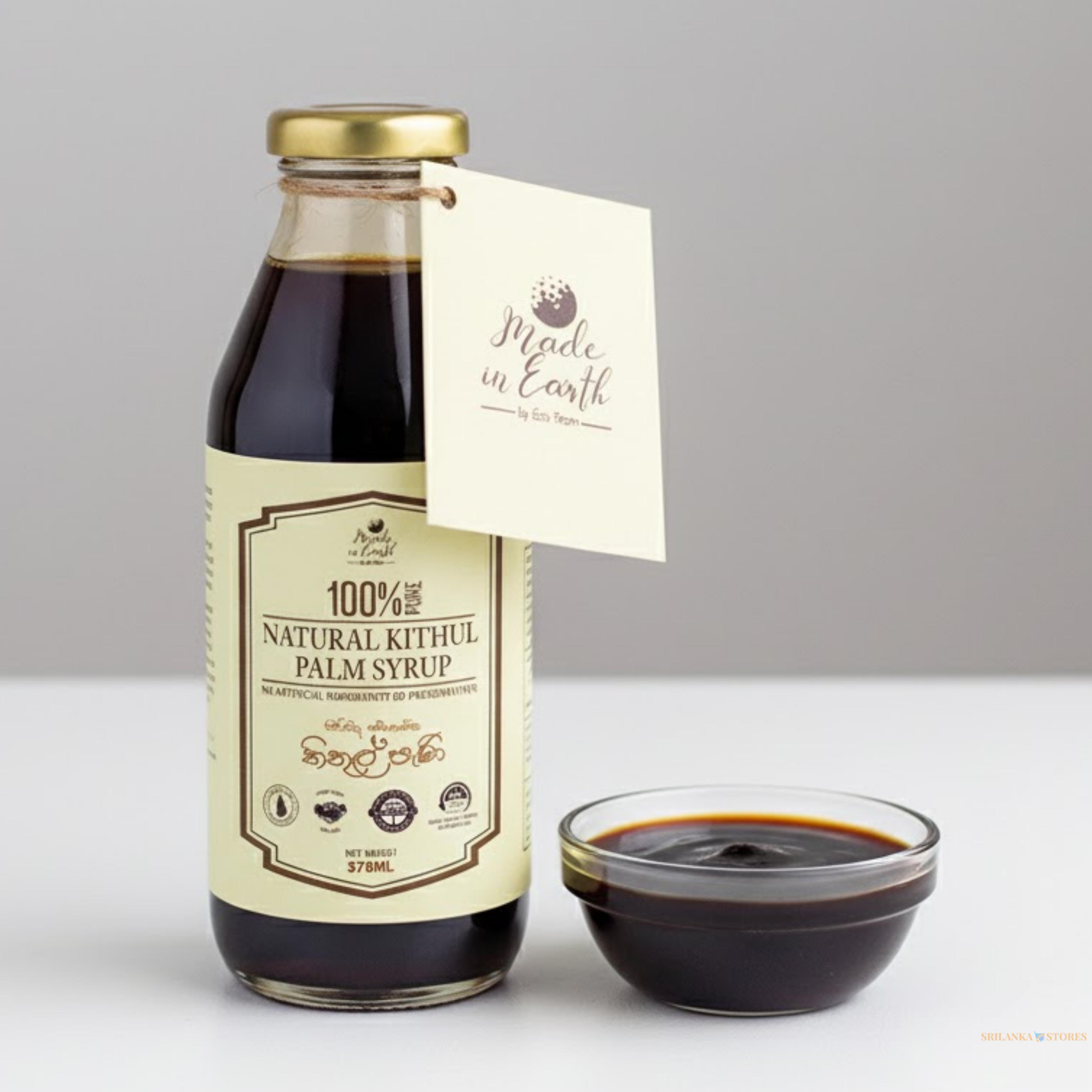 Made in Earth Pure Kithul Treacle – 375ml / 750ml