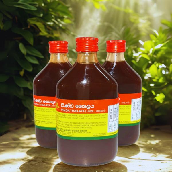 Pinda Thailaya – Ayurvedic Herbal Oil for Skin & Joint Care (185ml)