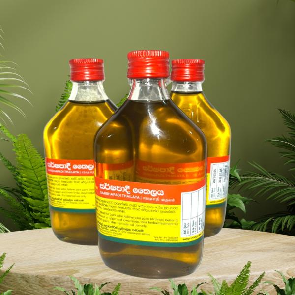 Sarshapaadi Thailaya – Ayurvedic Herbal Oil (185ml)