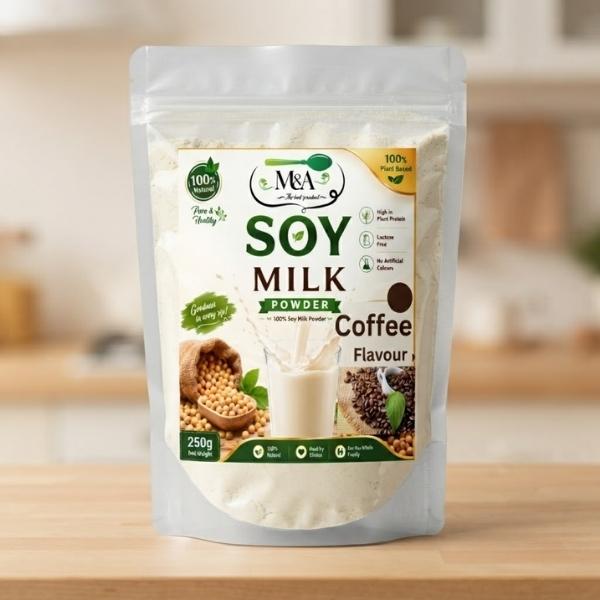 Coffee Soy Milk Powder – 100% Plant-Based & Lactose Free | 250g