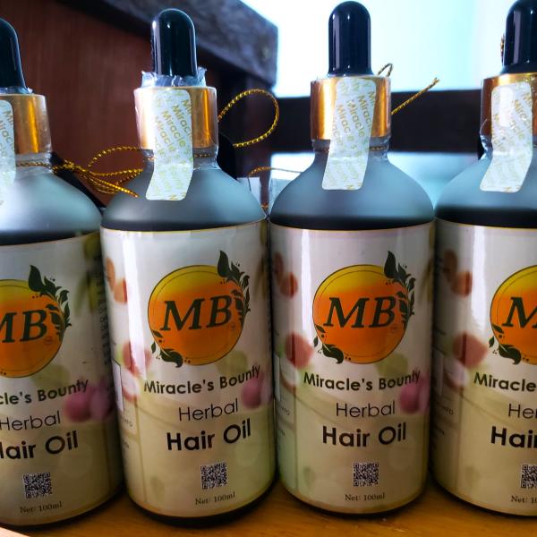 Miracle's Bounty Herbal Hair Oil - Miracles Bounty products