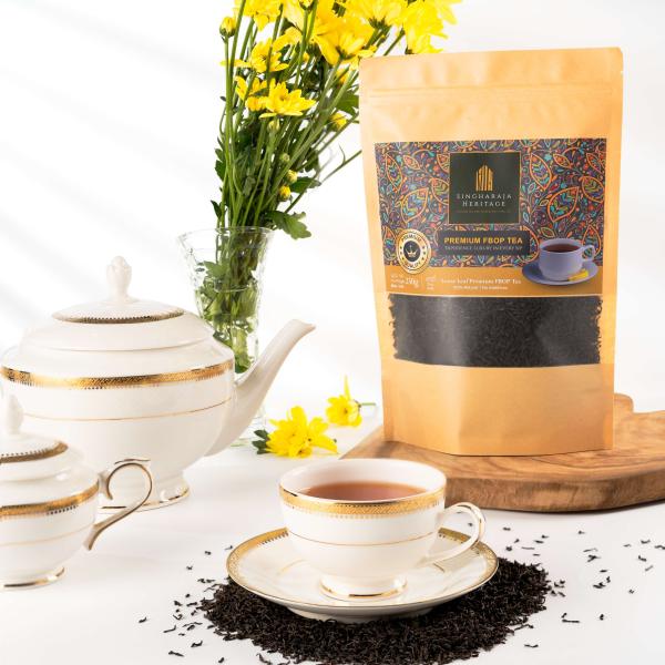 Premium Ceylon FBOP Loose Leaf Tea – Flowery Broken Orange Pekoe (100g–500g)