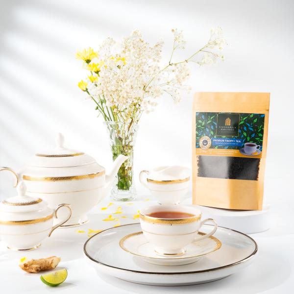 Premium Ceylon FBOPF1 Loose Leaf Tea – Flowery Broken Orange Pekoe Fannings 1 (100g–500g)