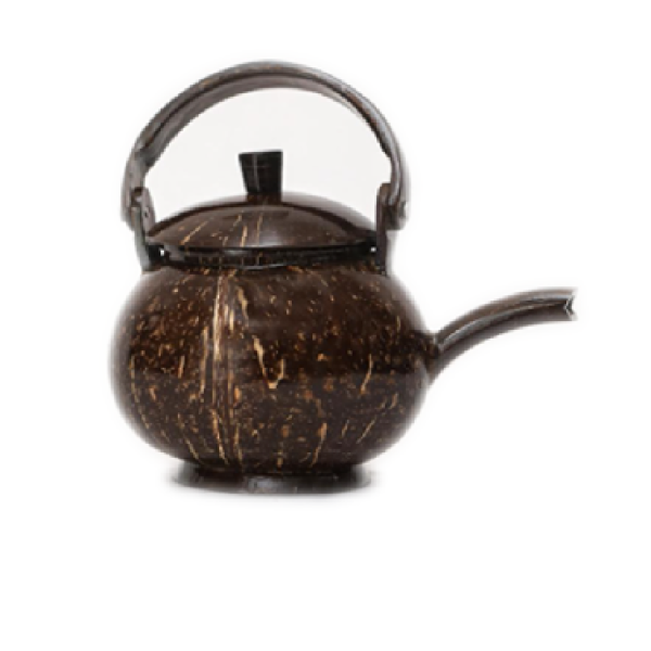 Handcrafted Natural Coconut Shell Kettle – Eco-Friendly & Chemical-Free (Sri Products)