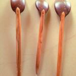 Coconut Shell Cutlery Set with Wooden Handles – Elegant Eco Dining