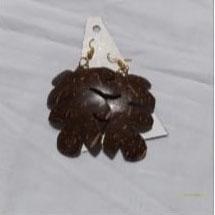 Handcrafted Coconut Shell Earrings