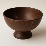 Natural Coconut Shell Standing bowl