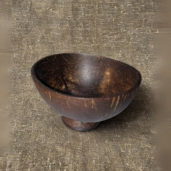 Natural Coconut Shell Standing bowl