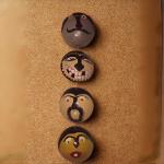 Handcrafted Coconut Shell Mask – Colorful Decorative Art