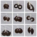 Handcrafted Coconut Shell Earrings