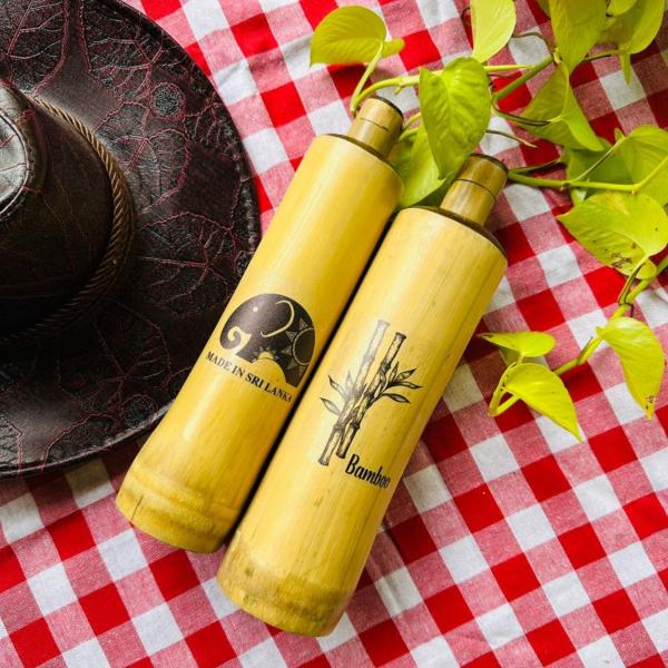 Bamboo Water Bottle – 100% Biodegradable & Custom Logo Available (Up to 1000ml)