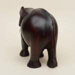 Handcrafted Wooden Elephant – 6" Decorative Home Accent