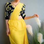 Handmade Batik Saree – Super Voil (7 Yards) with Jacket – YELI Fashion