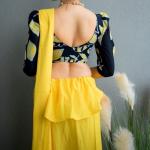 Handmade Batik Saree – Super Voil (7 Yards) with Jacket – YELI Fashion
