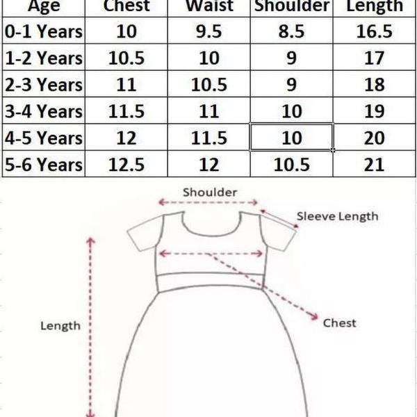 Princess Style Cotton Frock for Baby Girls