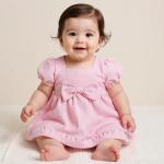 YELI Fashion – Baby Girl Cotton Frock (Pink, Yellow & Blue)